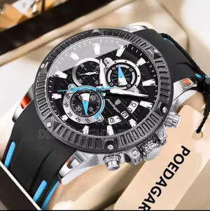 High Quality Poedagar Active Chronograph Rubber