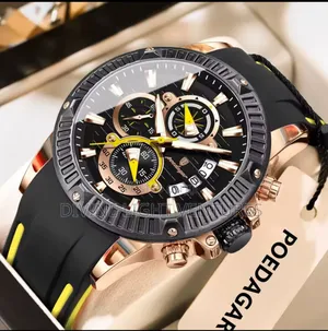 High Quality Poedagar Active Chronograph Rubber