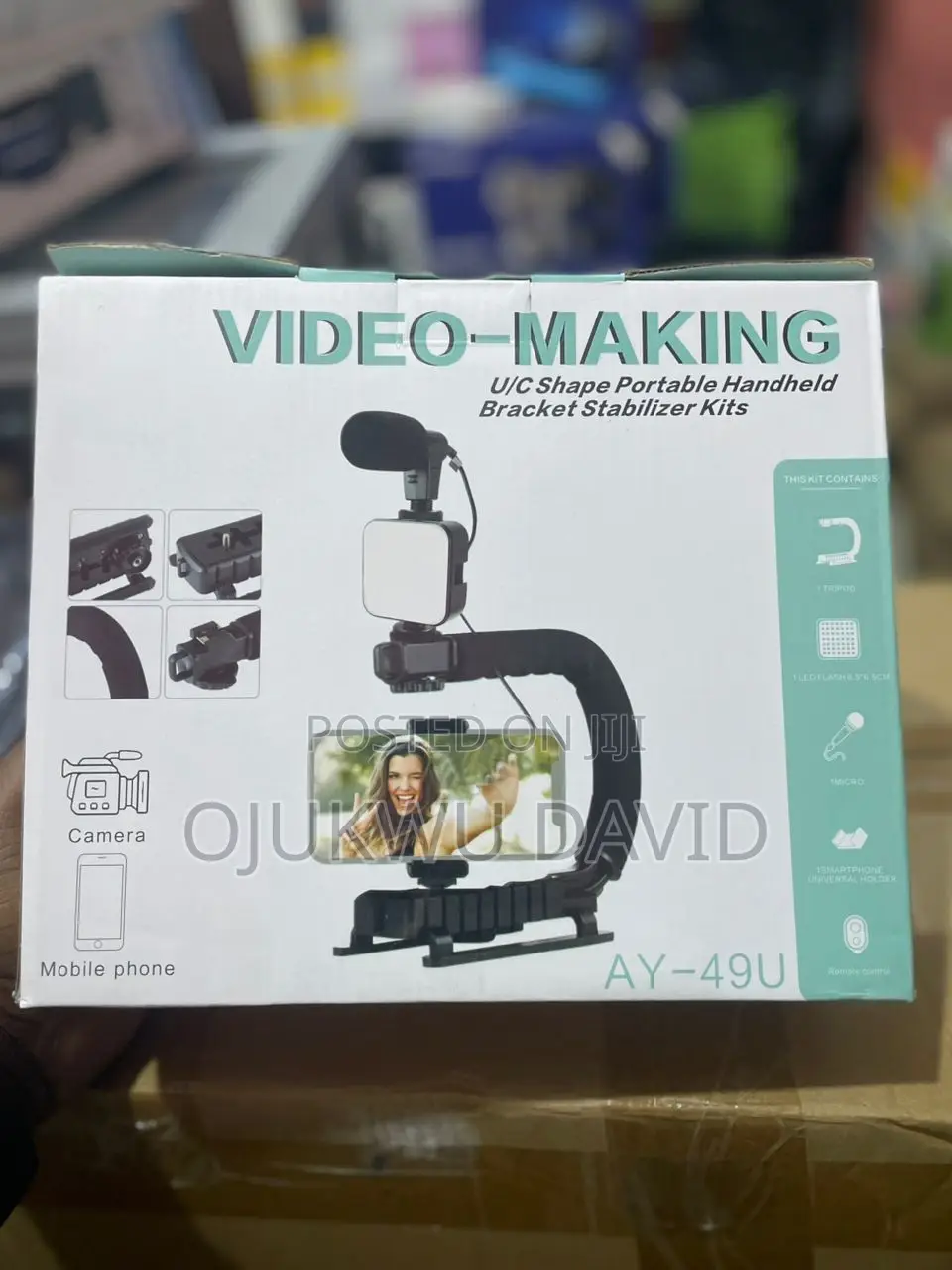 U/C Shape Handheld Vlogging Kit