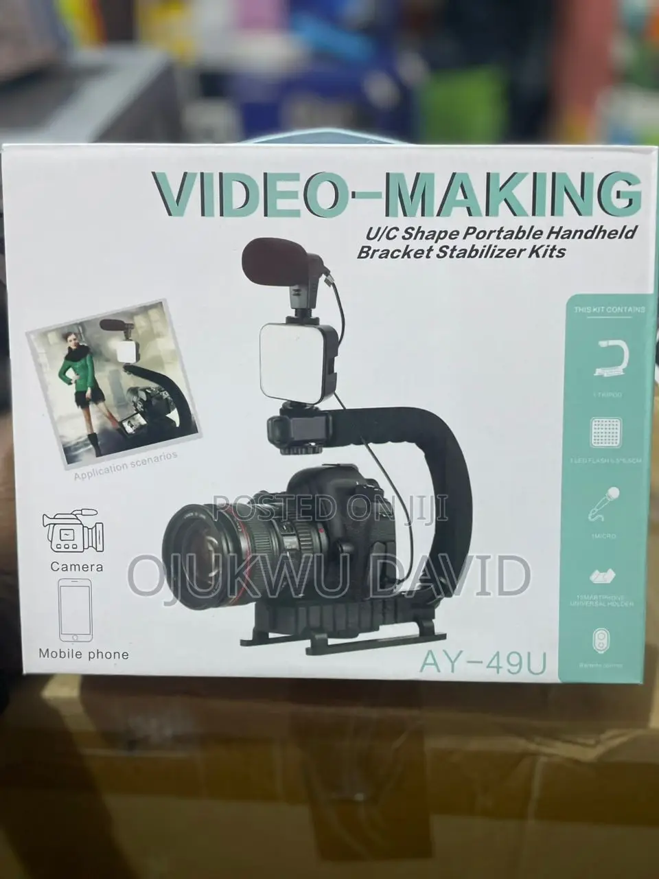 U/C Shape Handheld Vlogging Kit