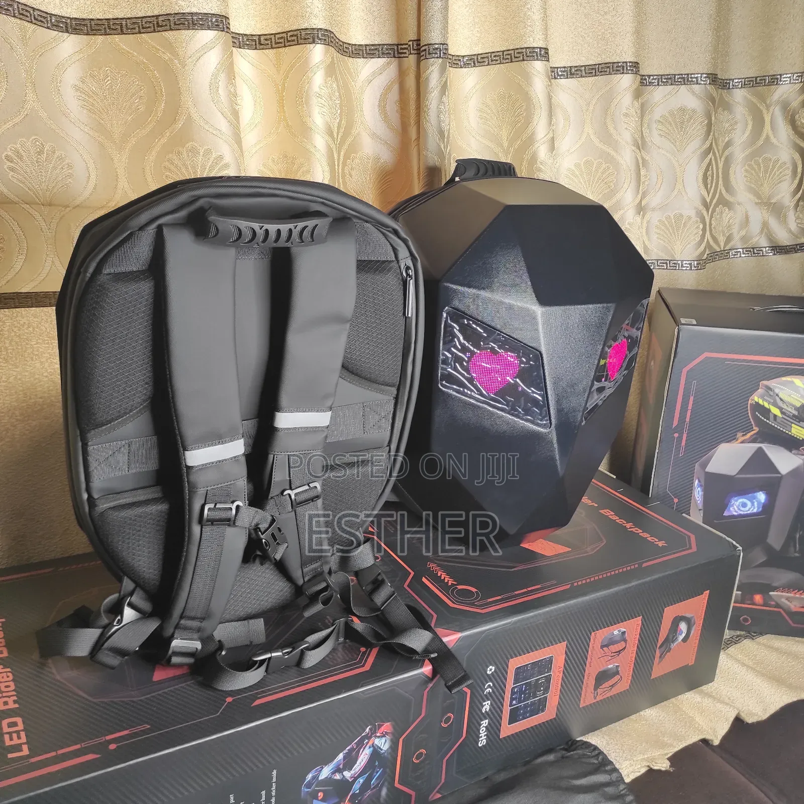 Led Motorcycle Laptop Bag