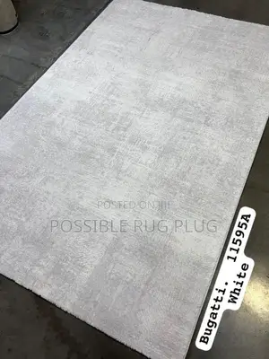 Bugatti White Center Rug
