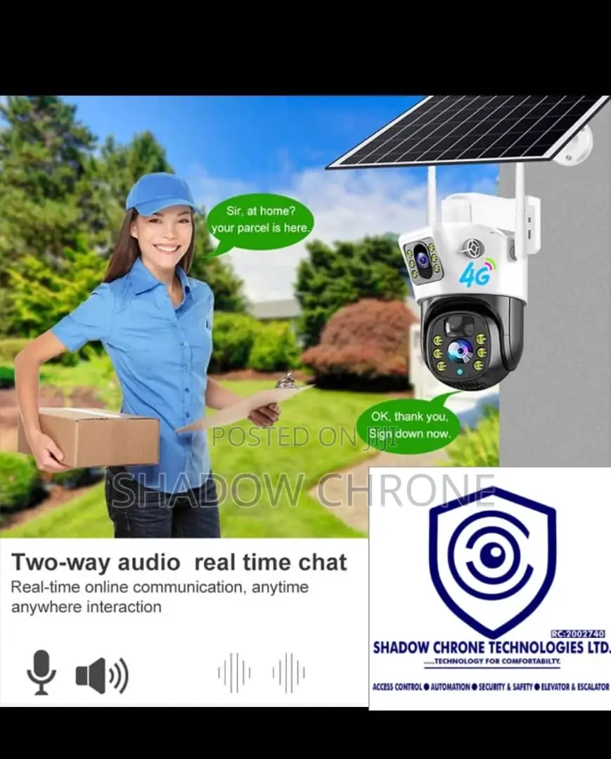 Solar Powered Wireless Security Camera – 24/7 Home Protection