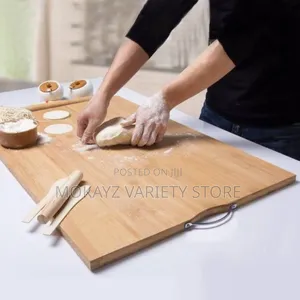 Big Sized Bamboo Wooden Chopping/Cutting Board With Handle(Dozen)