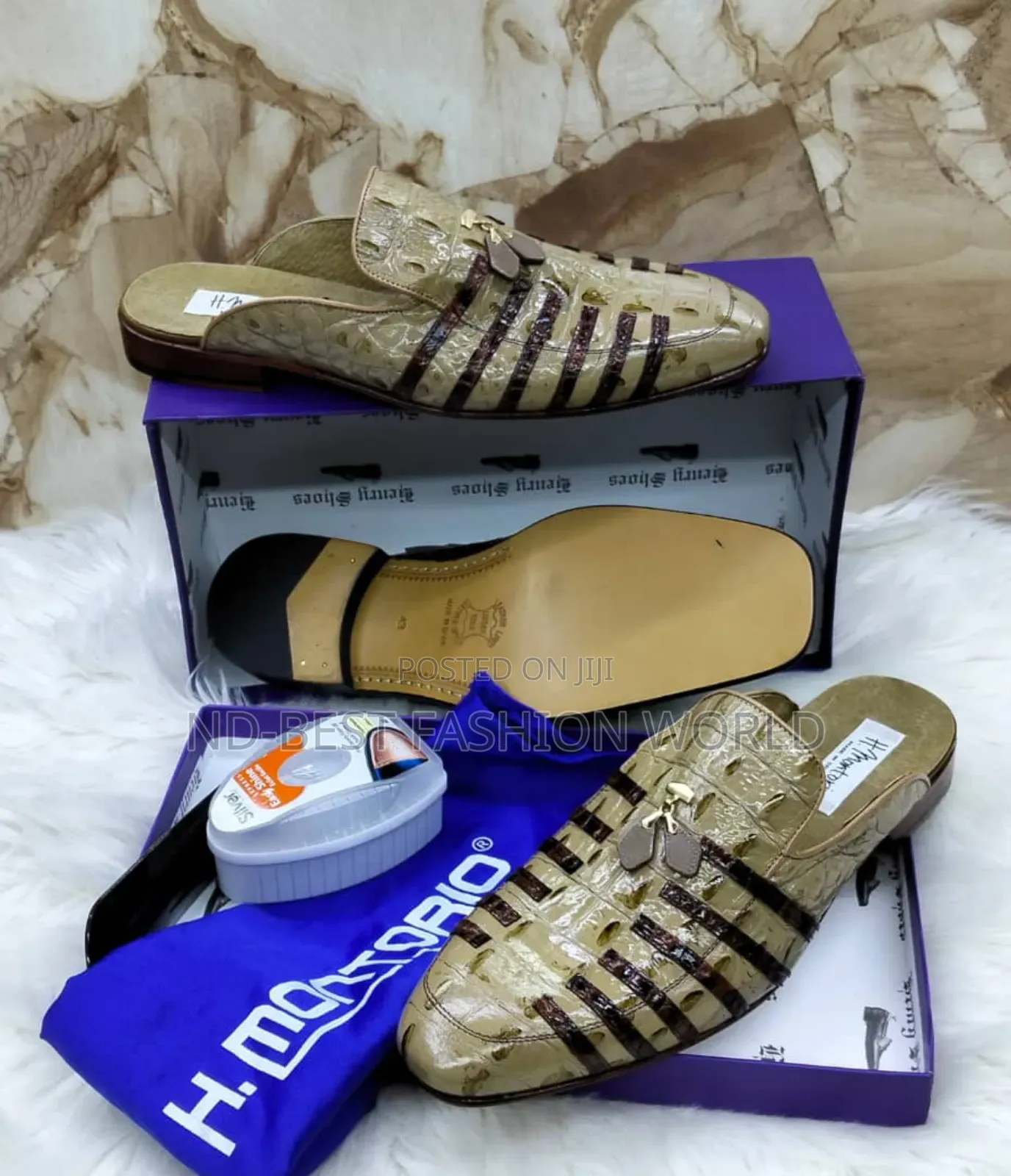 Matured Leather Half Shoe