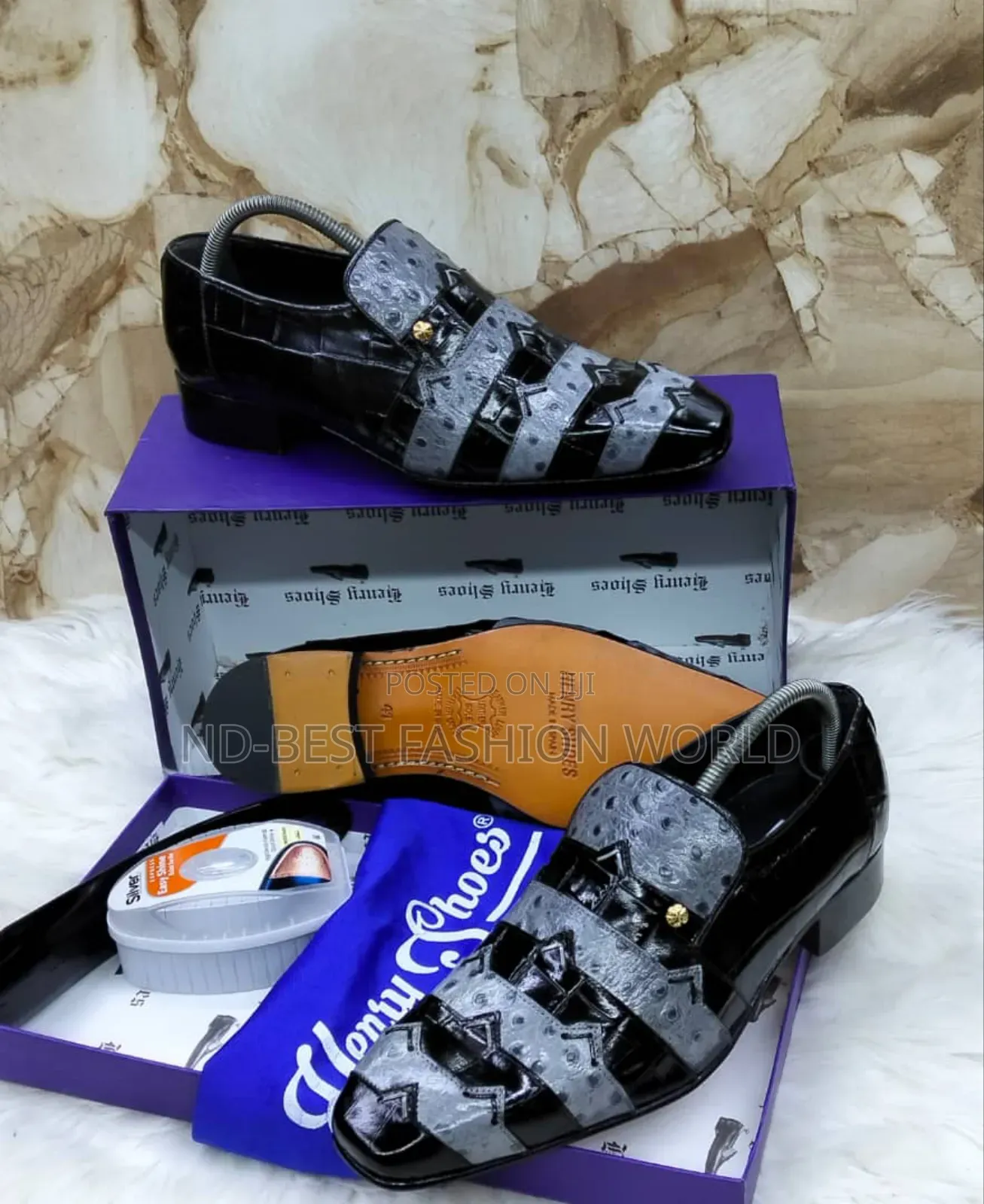 Matured Leather Half Shoe