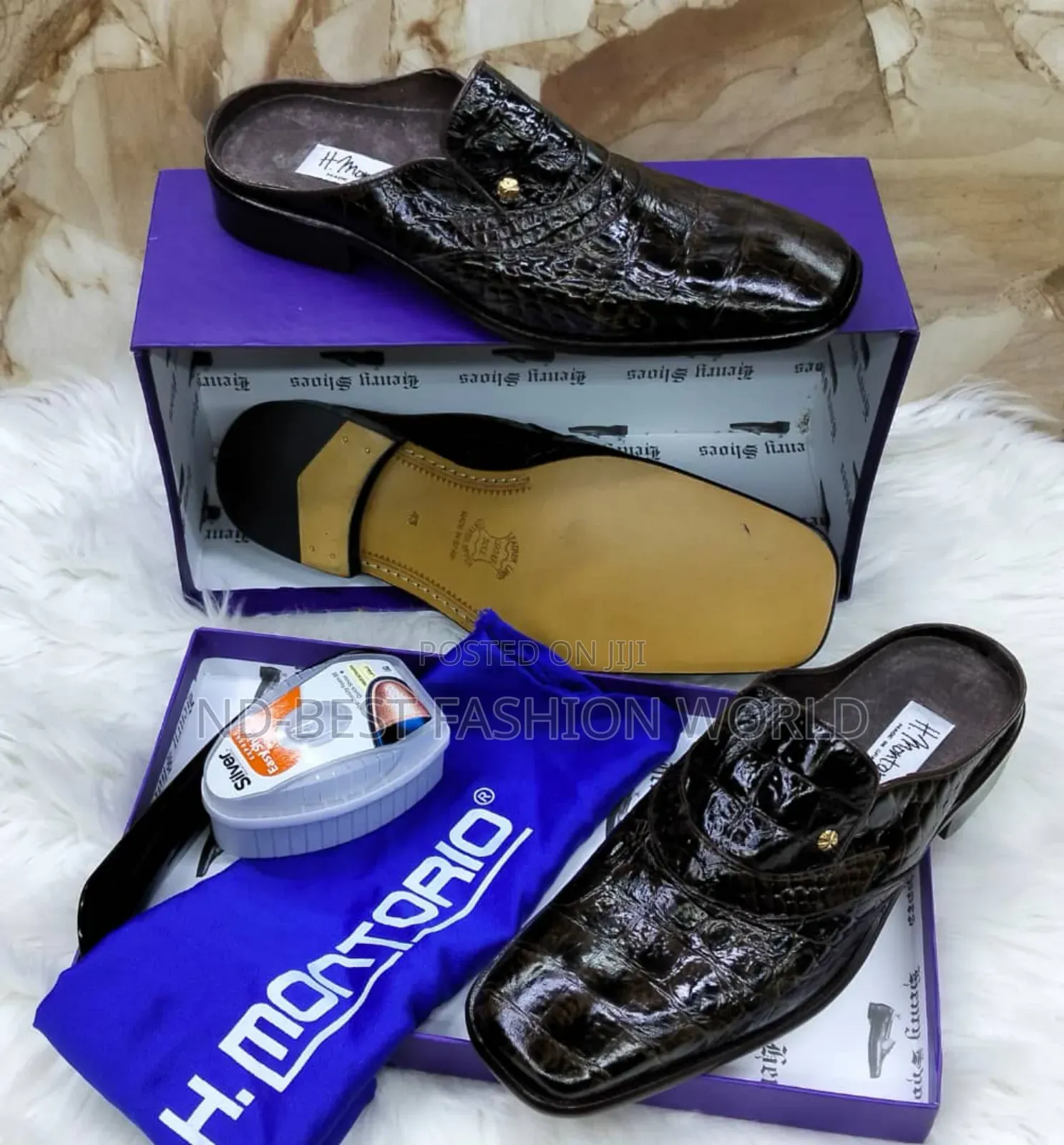 Matured Leather Half Shoe