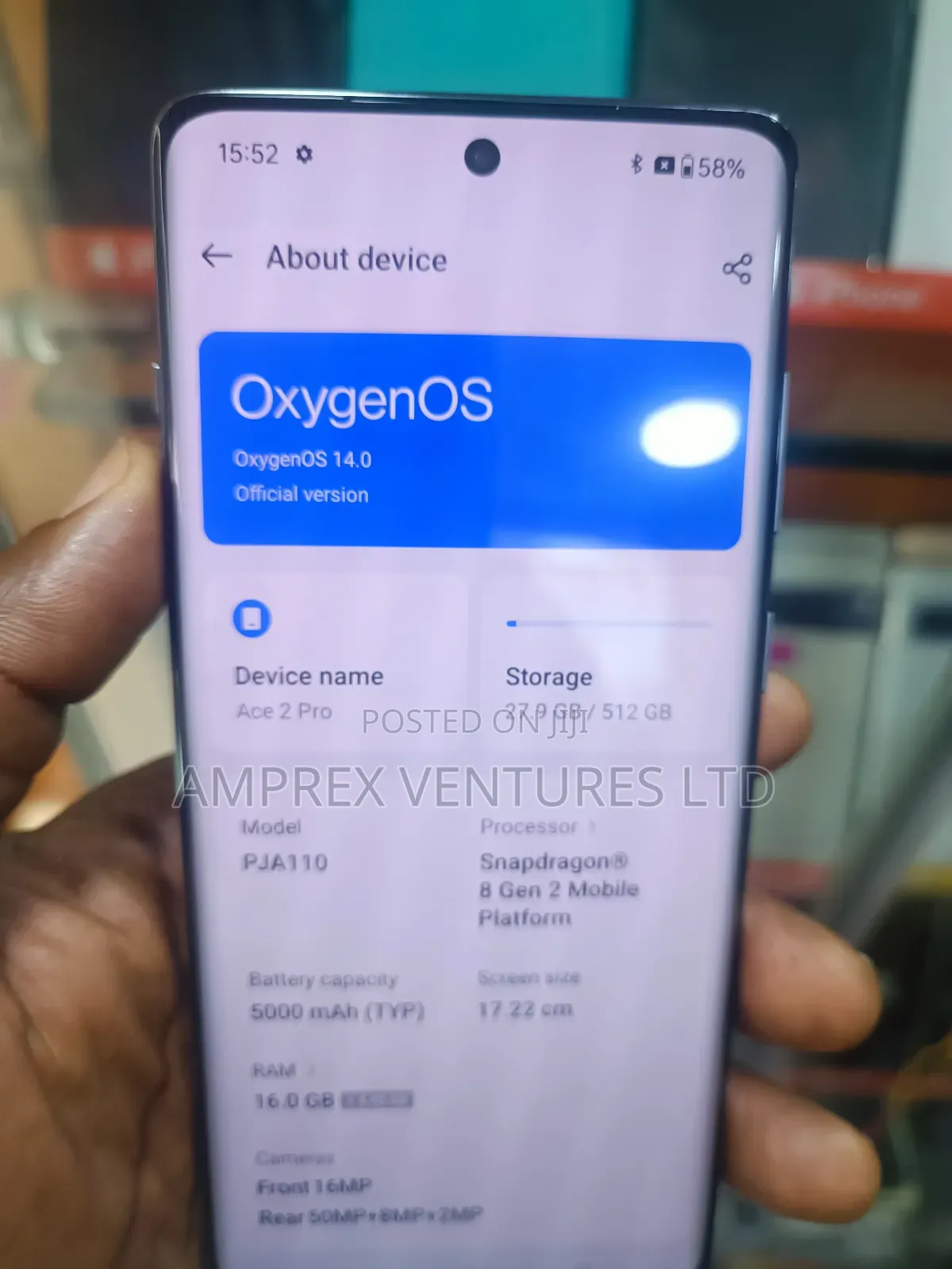OnePlus Ace 2 Pro 512 GB Blue