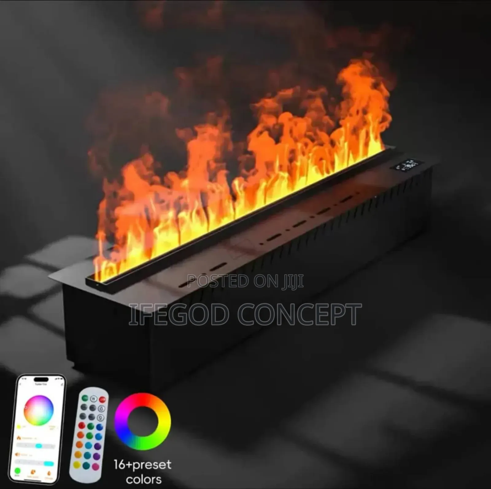 3d Water Vapour Fireplace