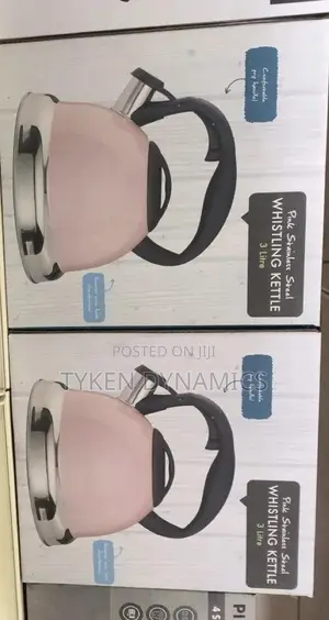 Pink Stainless Steel Whistling Kettle