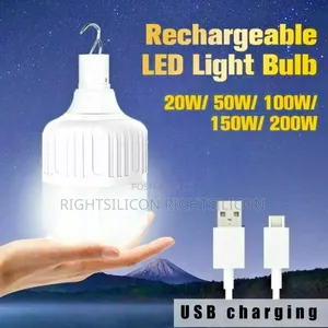 Usa 65w Led Work Light Bulb With Hanging Rechargeable
