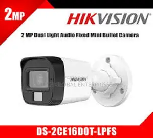 Hikvision Ds-2ce16d0t-Lpfs2mp Smart Hybrid Light Audio Bullet Camera