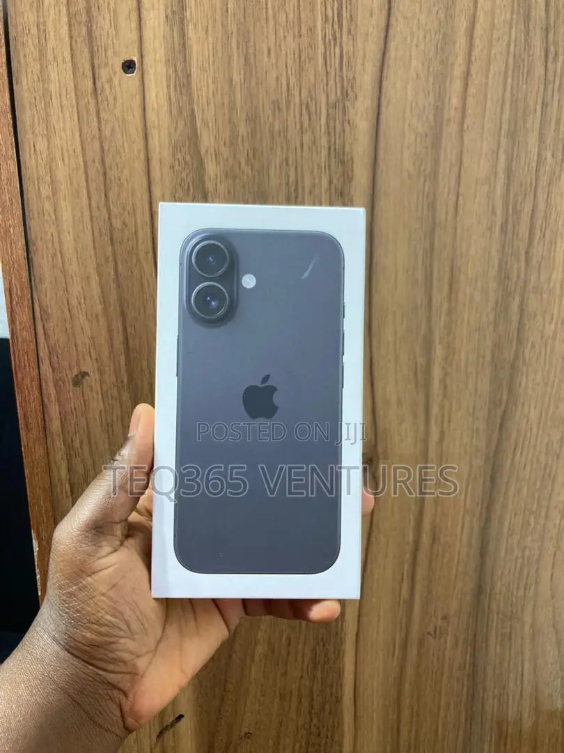 New Apple iPhone 16 128 GB Black
