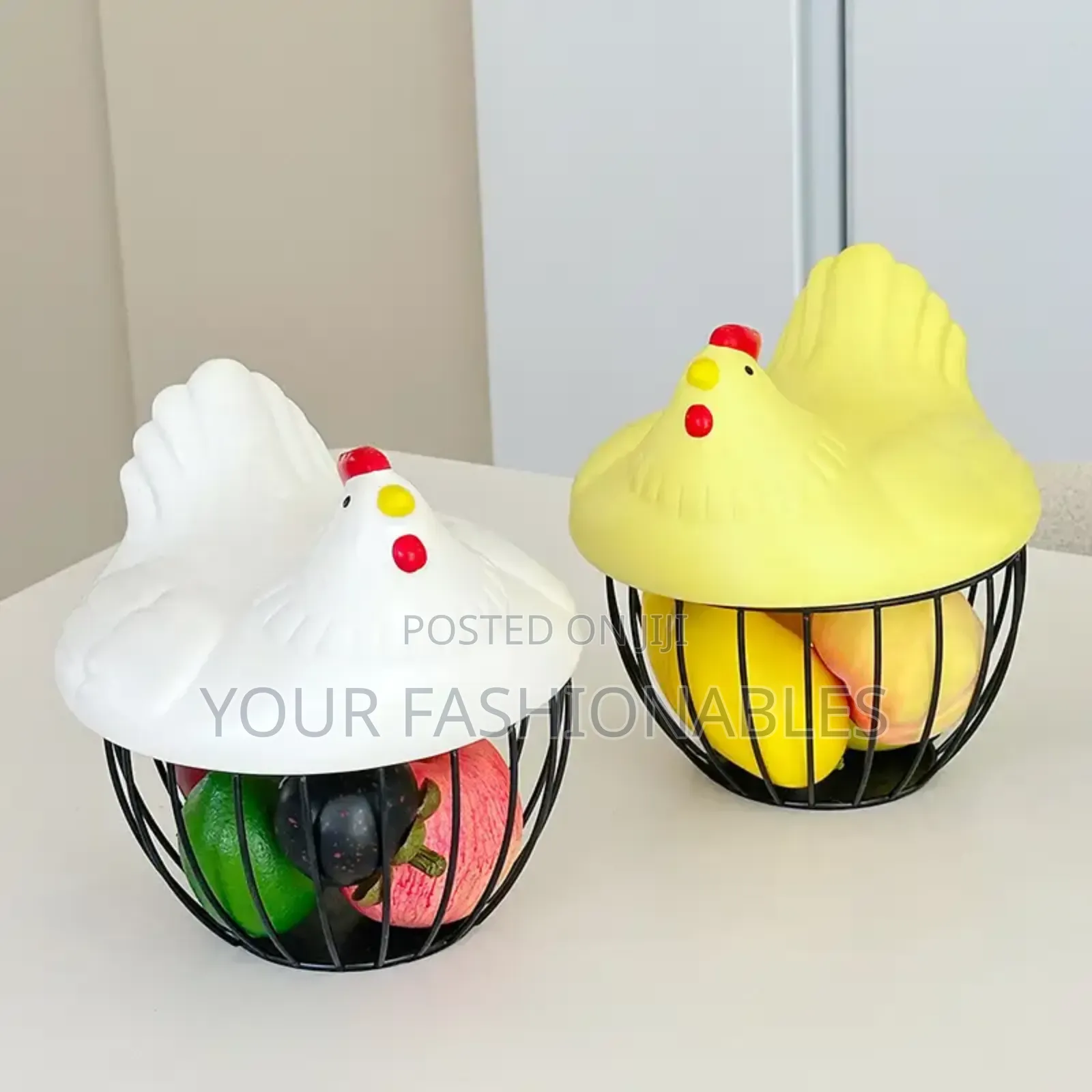 Chicken Egg Holder and Fruit, Vegetable Basket
