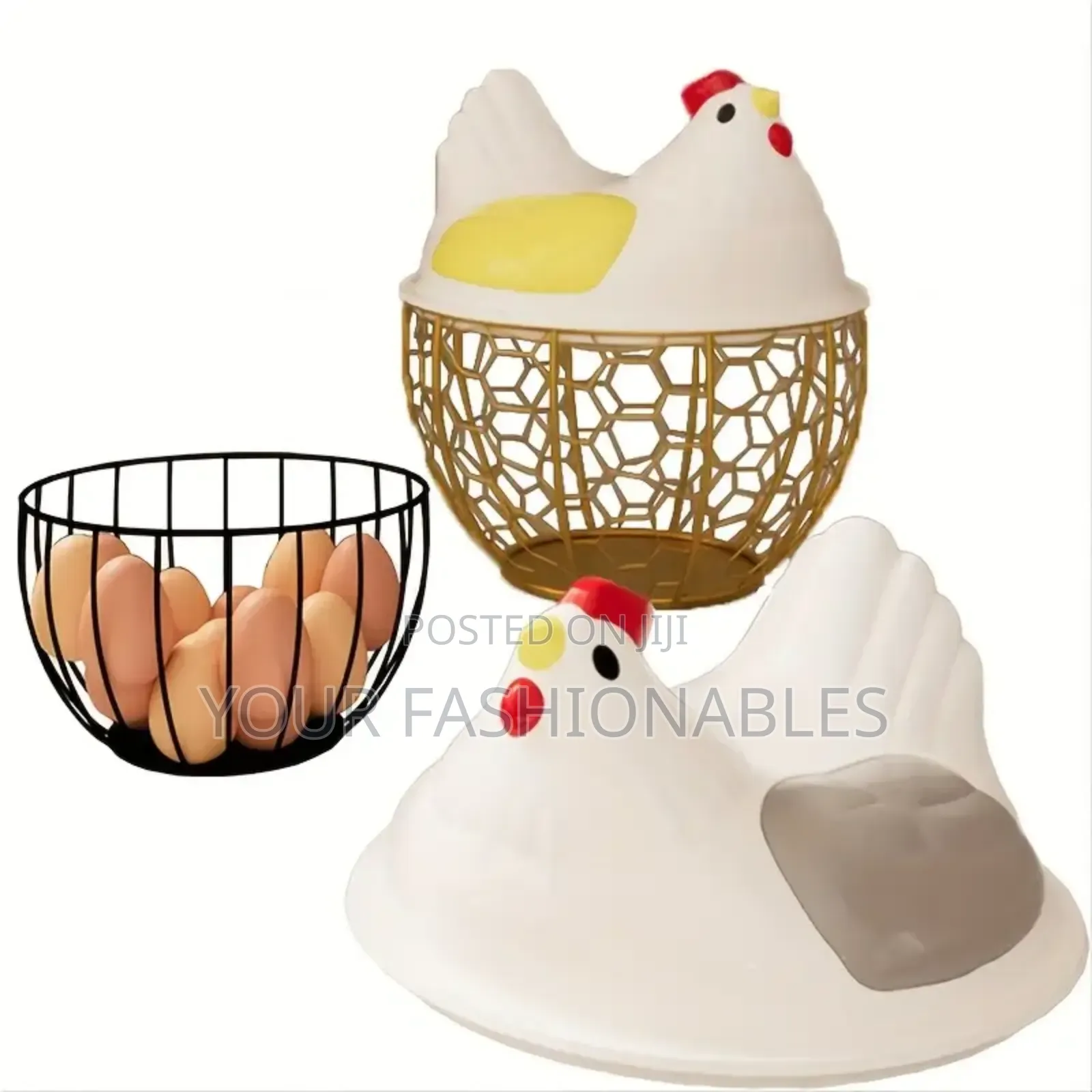 Chicken Egg Holder and Fruit, Vegetable Basket