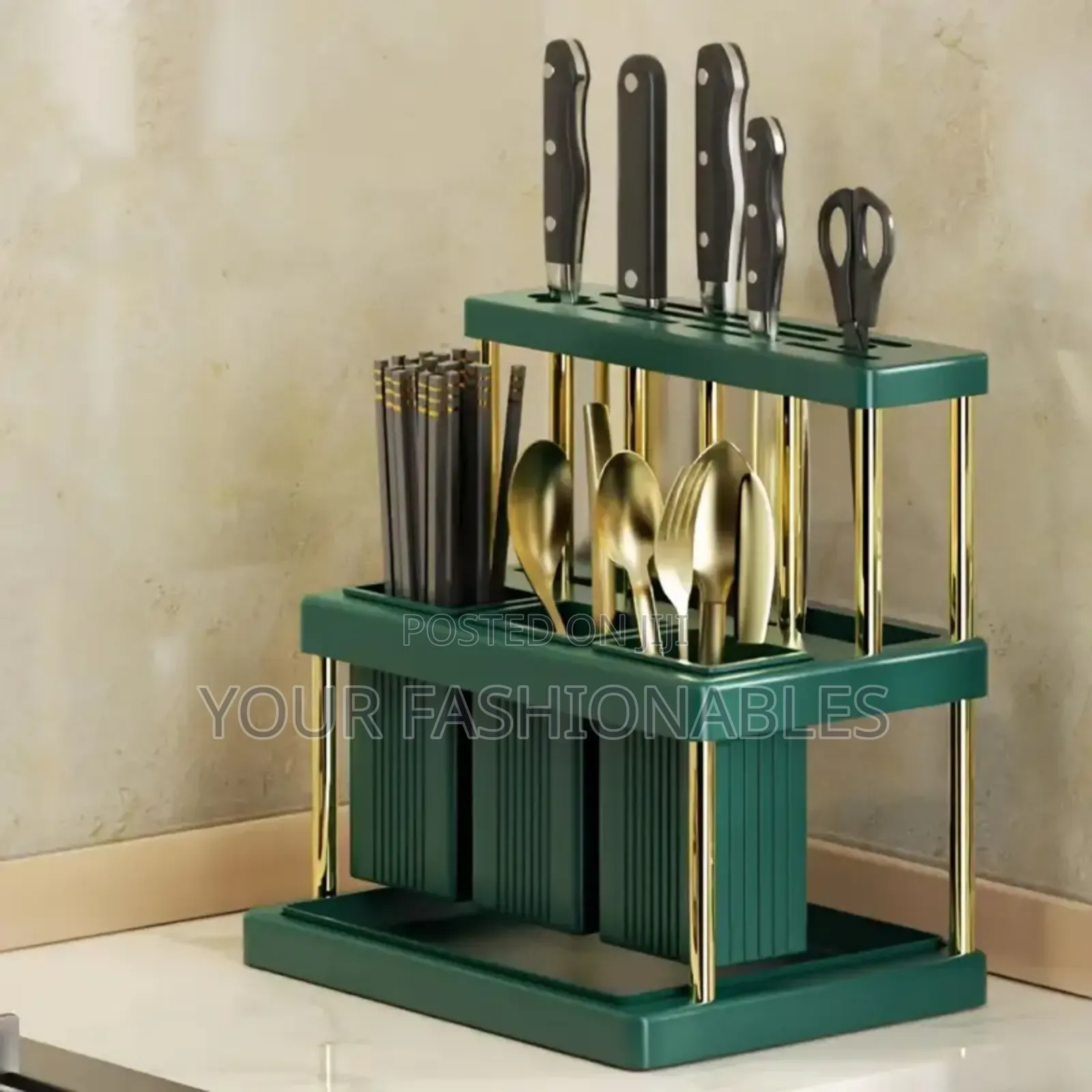 Luxury Knife and Cutlery Holder Organiser
