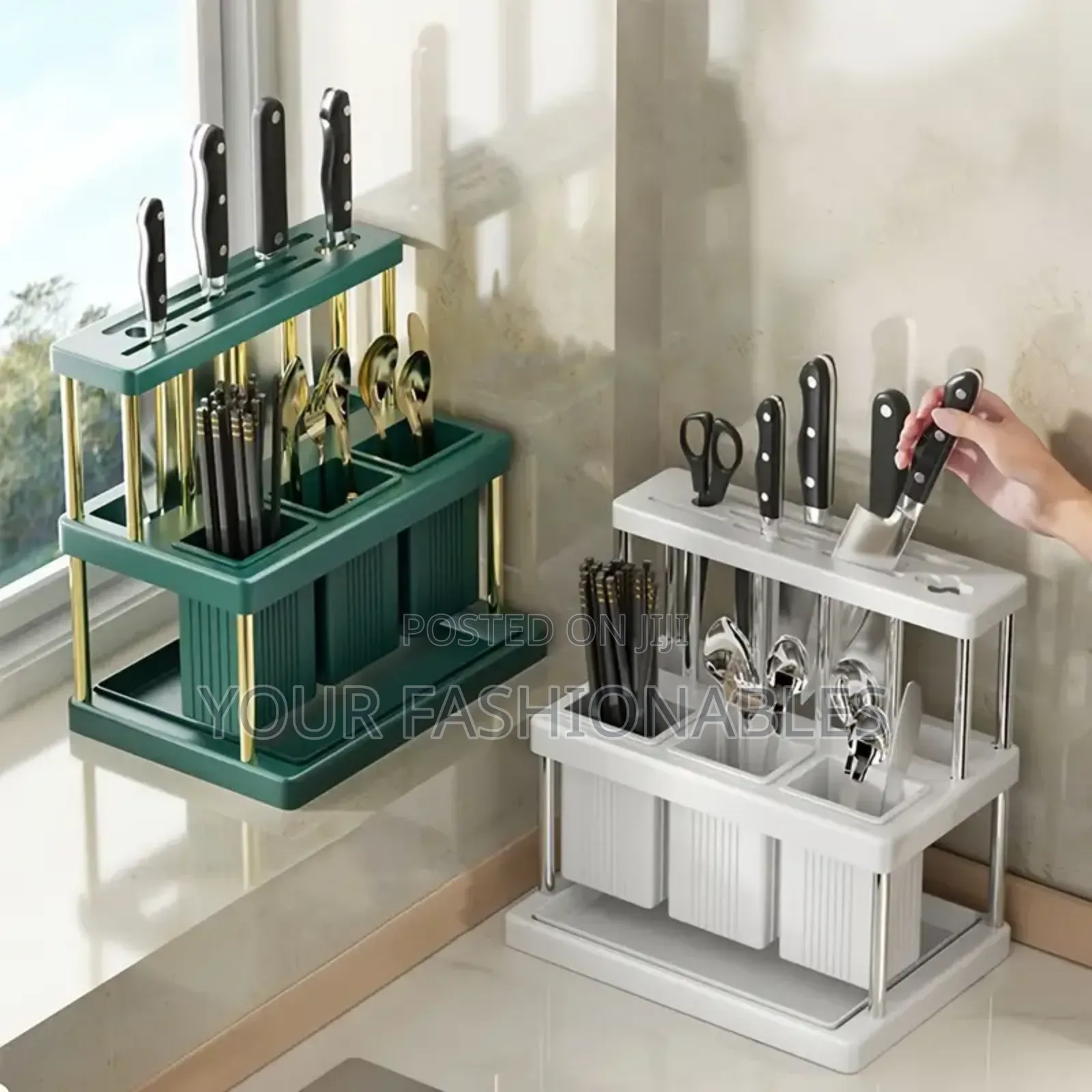 Luxury Knife and Cutlery Holder Organiser