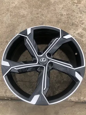 19 Inches Rim Lexus Black and Stainless 5 Finger