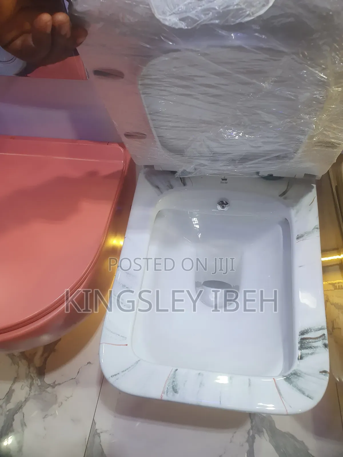 Wall Hung Toilet With Bidet Washer