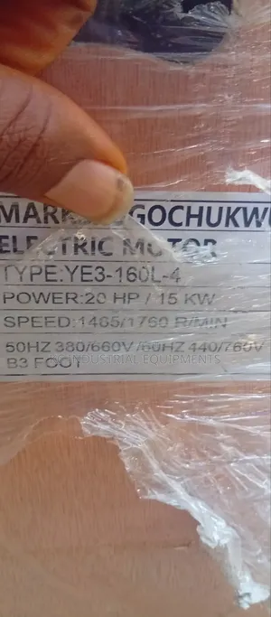 Electric Motor 20hp 15kw 1465/1760rpm Normal Speed
