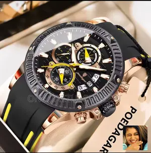 Pordagar Rubber Strap Watch