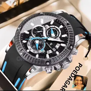Pordagar Rubber Strap Watch