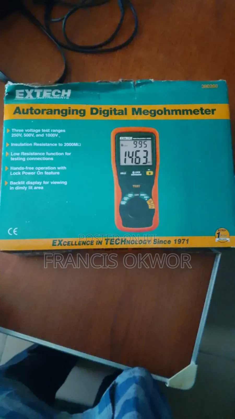Digital Autoranging Megohmmeter