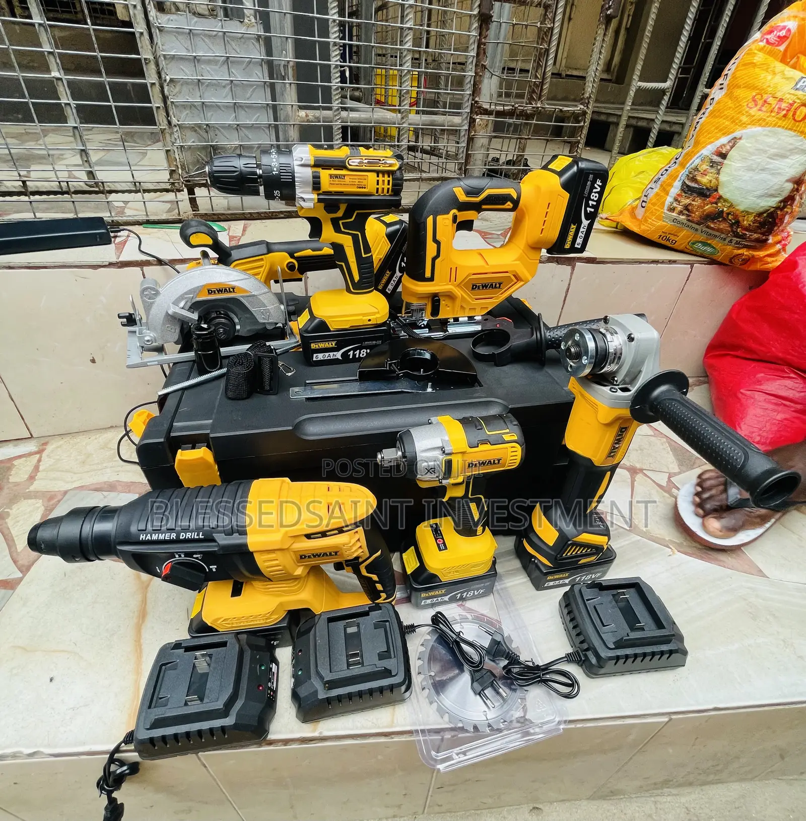 Cordless Combo Kit Set 6in1