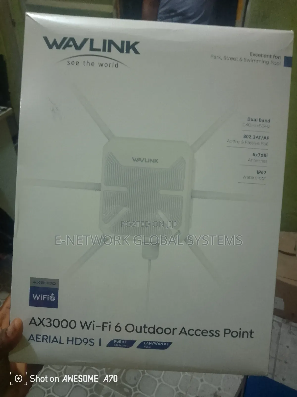 Wavlink Ax3000 Wifi 6 Outdoor Access Point