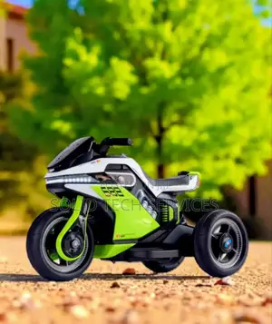 Green Children Toy Motorcycle for Kids