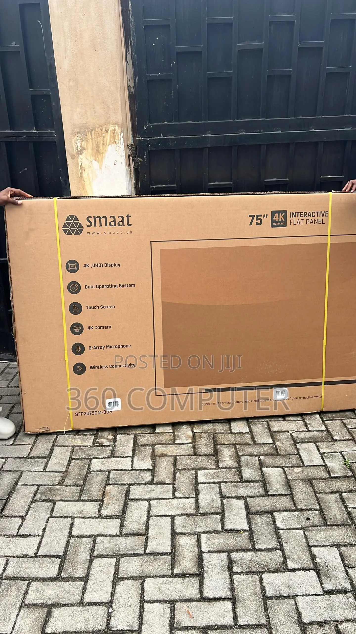 75” Smaat Interactive Flat Panel Smart Board