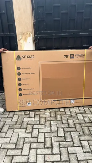 75” Smaat Interactive Flat Panel Smart Board