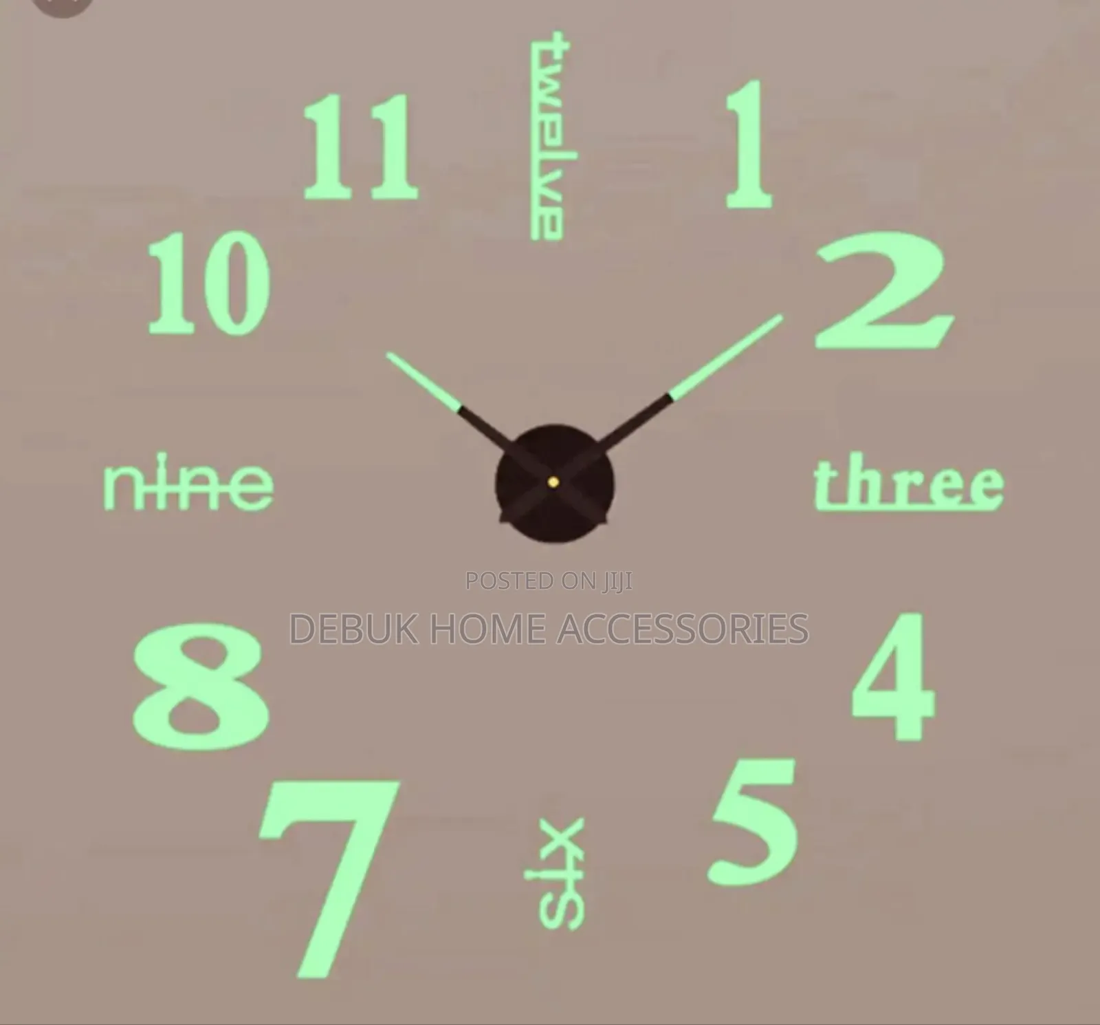 120cm Luminous 3d Clock (Diy)
