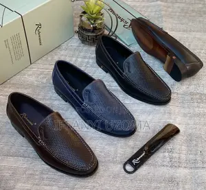 Richwanaz Leather Colorful Corporate Shoes