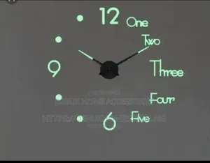 120cm Glow in the Dark(Luminous) 3d Clock