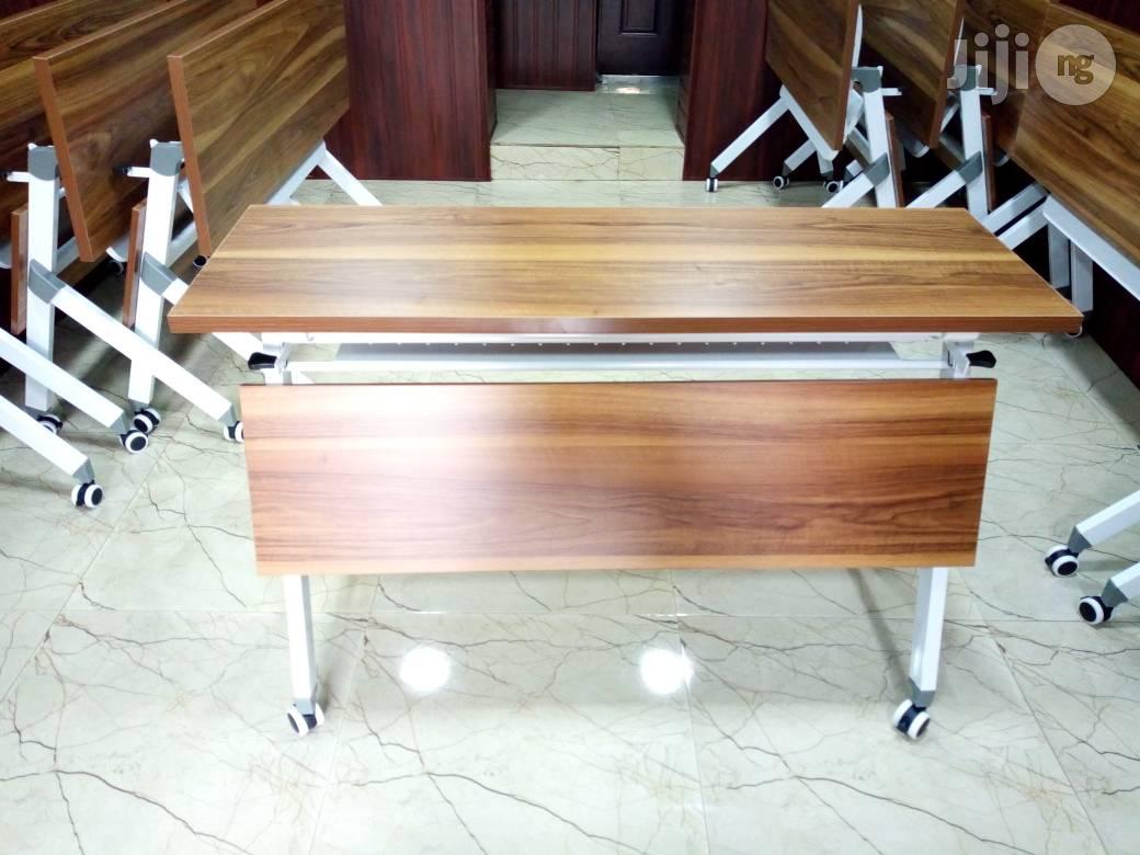 Foldable And Mobile Training Table