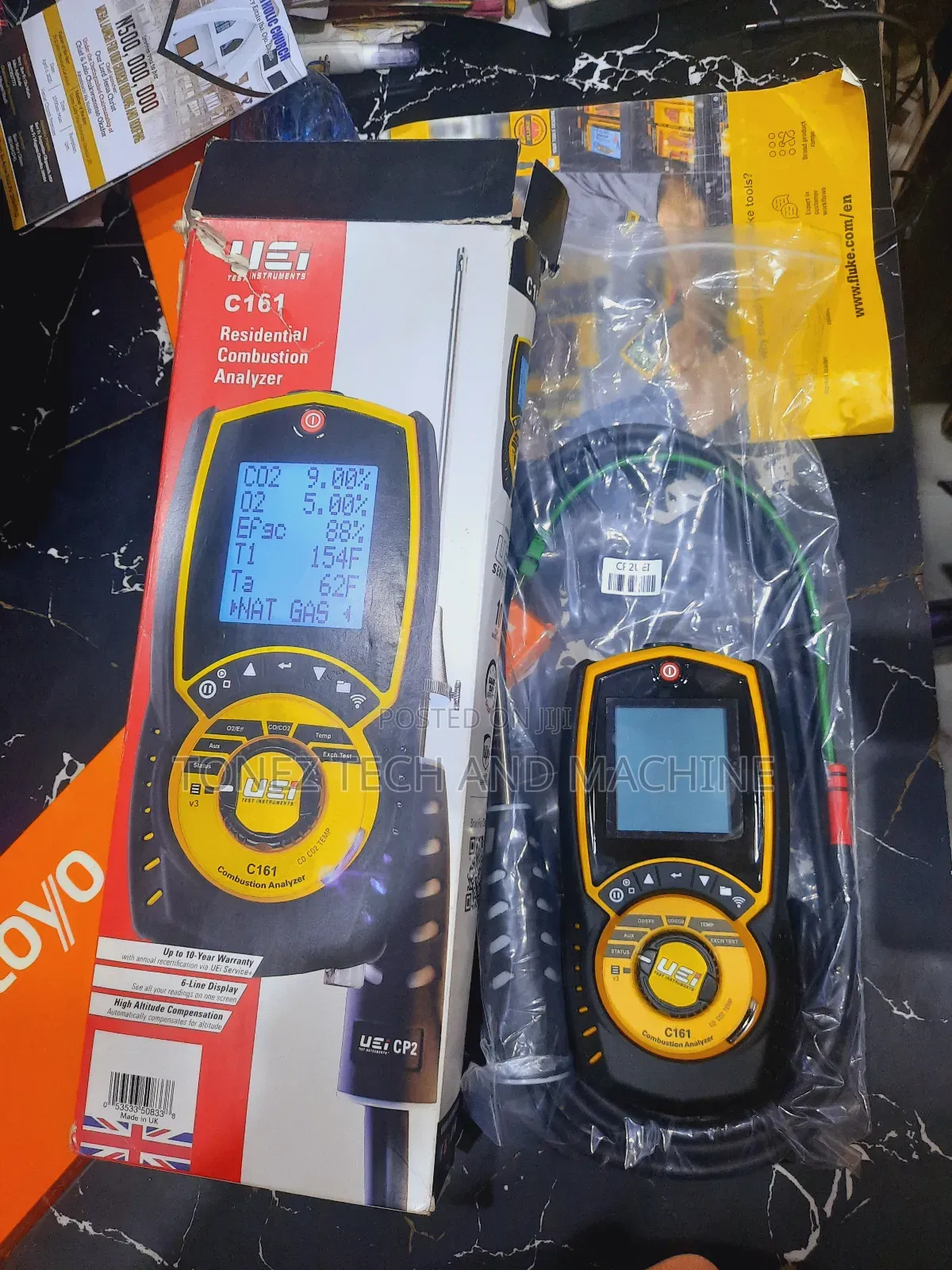 Combustion Analyzer for Installing and Maintaining Gas Appliances