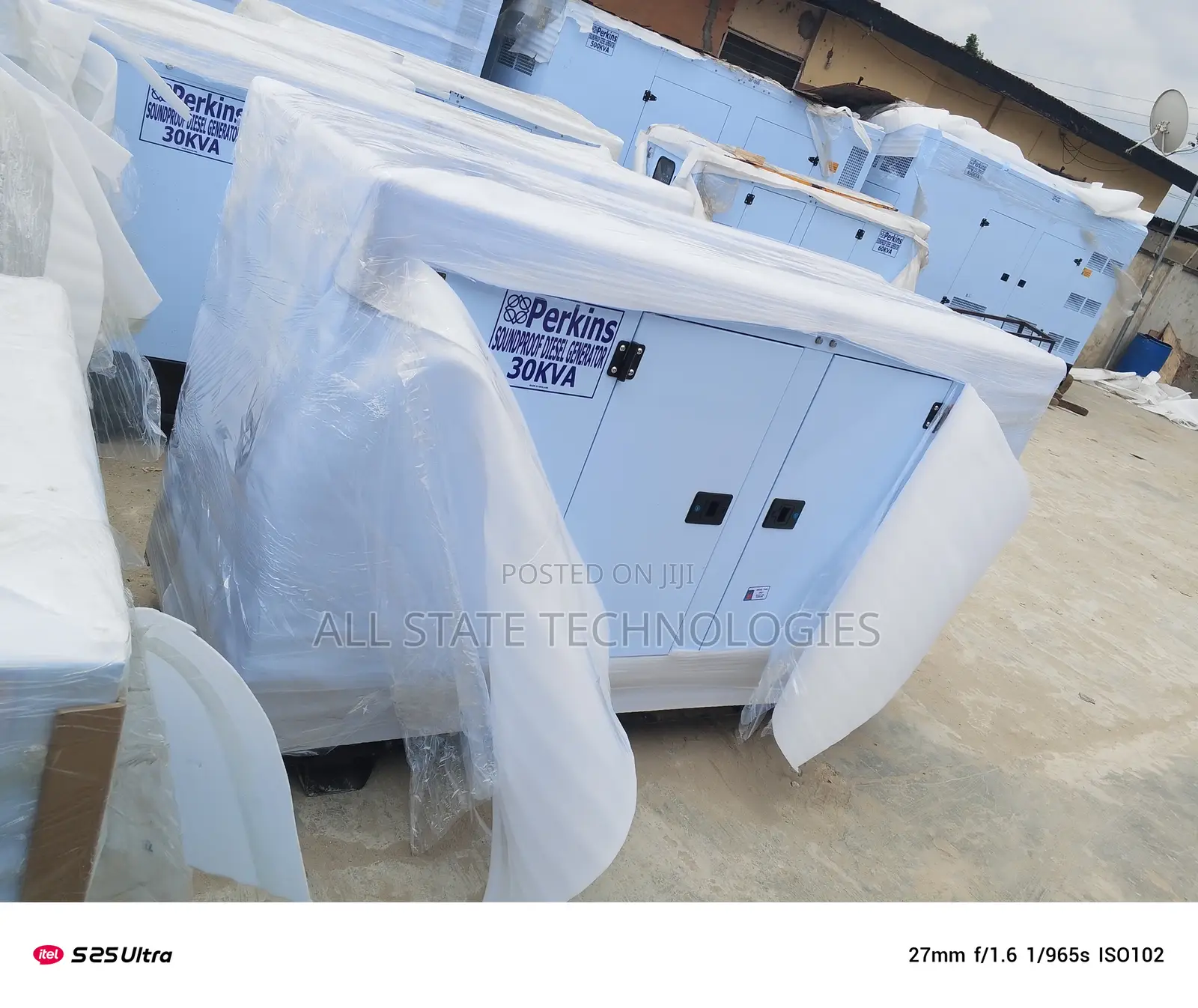 Perkins 30kva Generator for Construction Sites