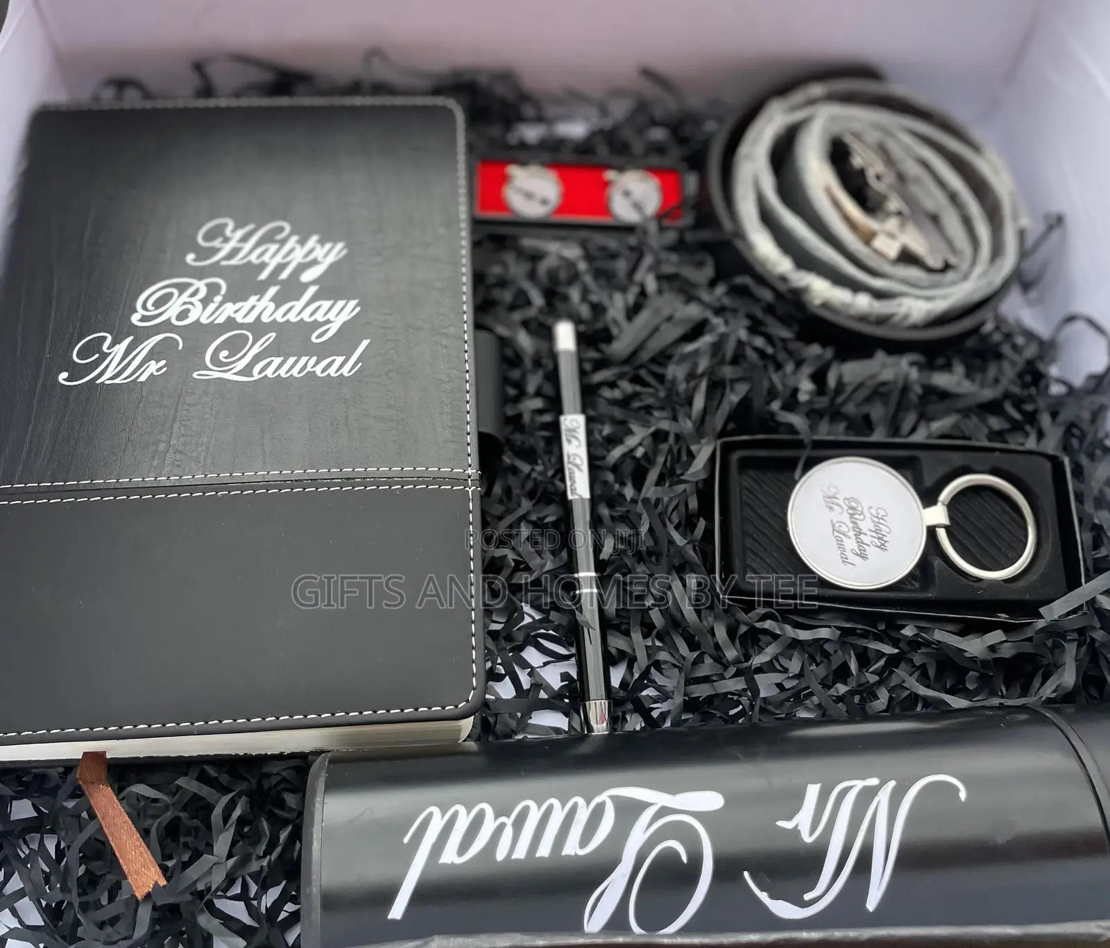 Black Themed Men’S Gift Box