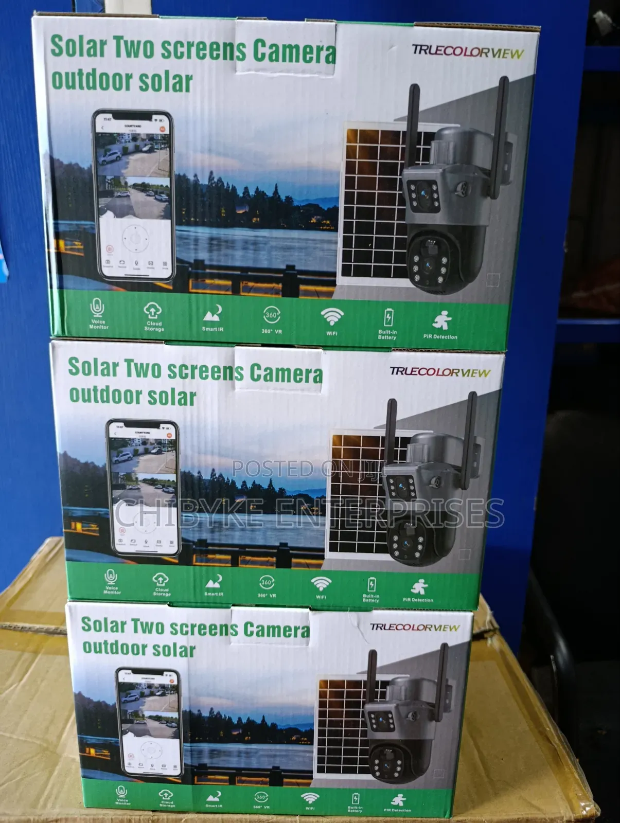 4g Double Lens Solar PTZ Camera With Auto Tracking, V380 App