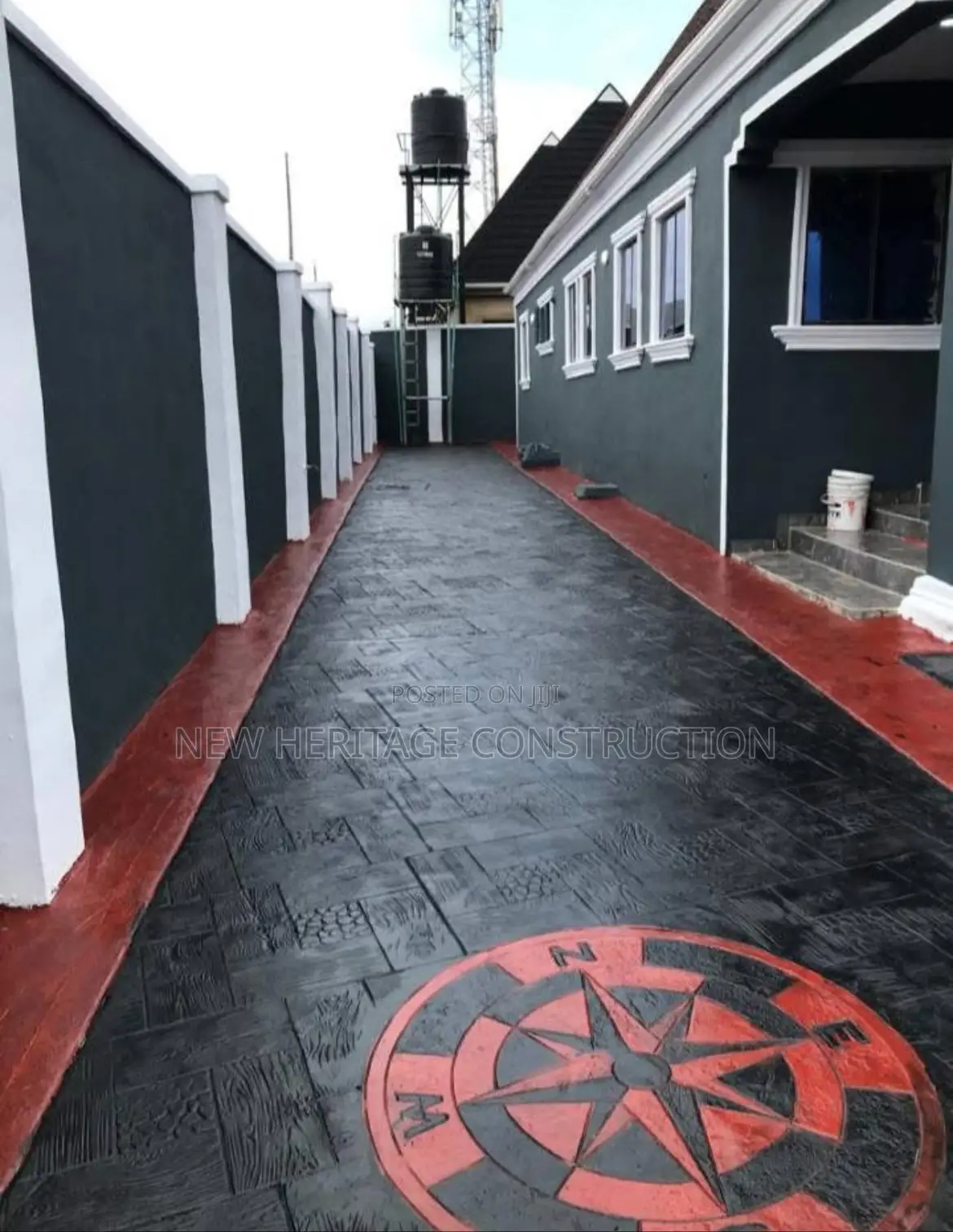 Concrete Floor Rubber Stamping