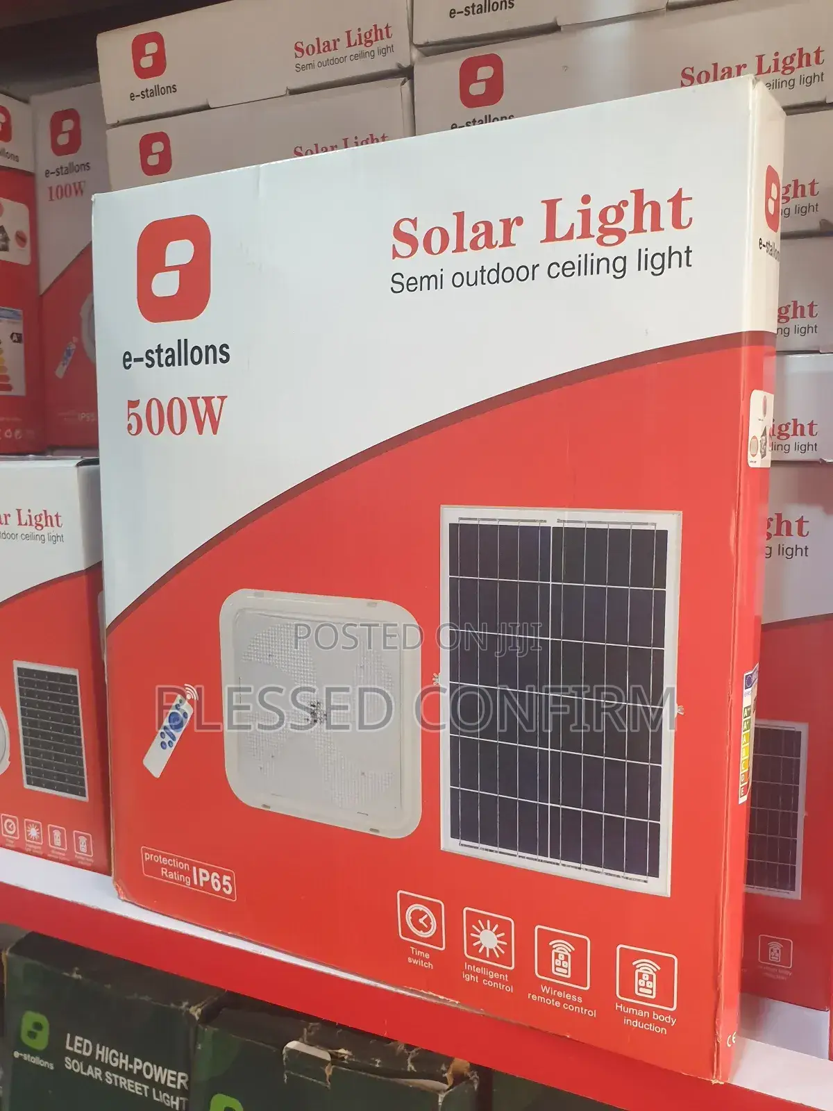 Original 500w Solar Ceiling Lights With Remote Control