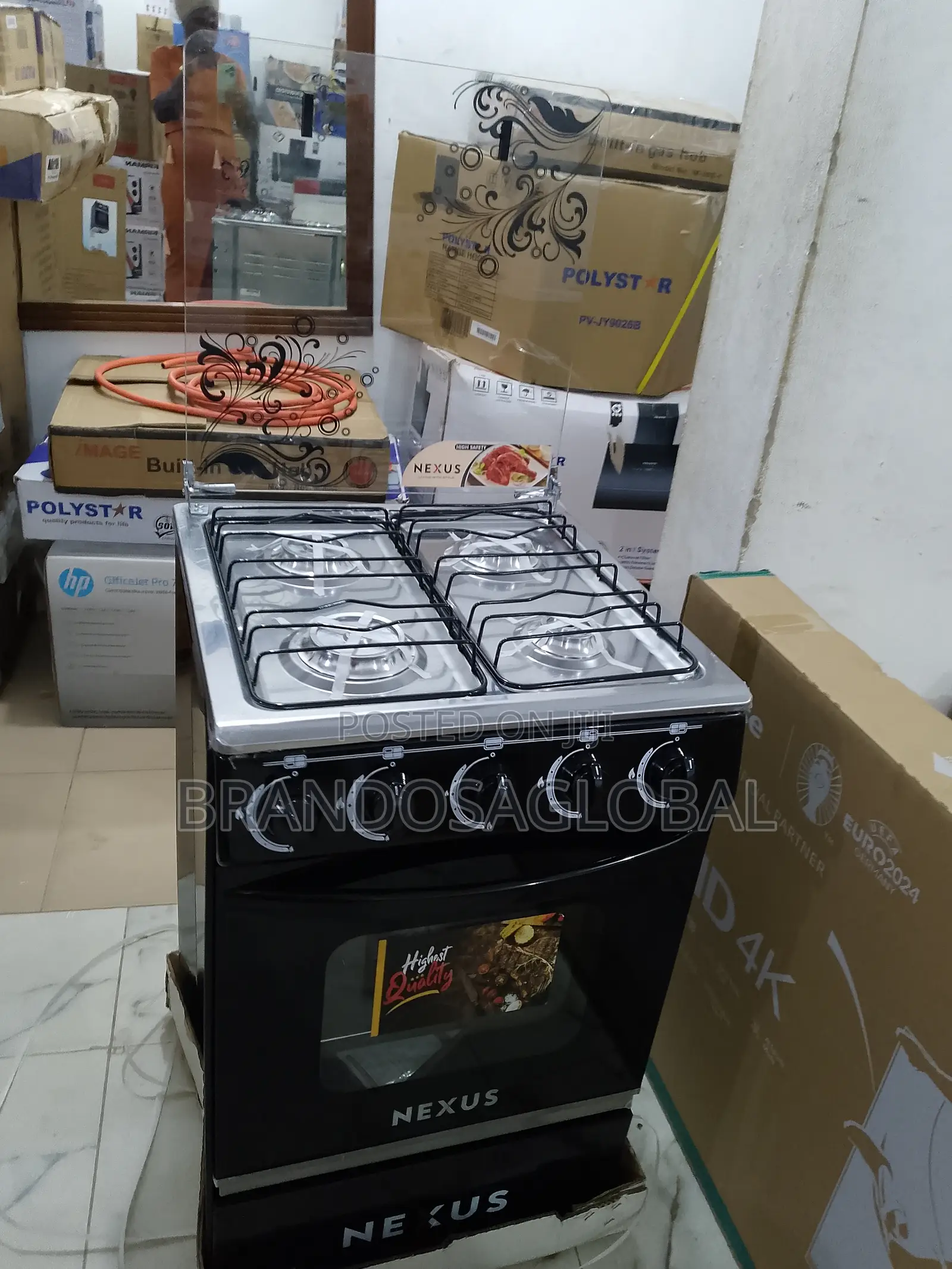 Nexus 4 Burner Standing Cooker – Fast Cooking System