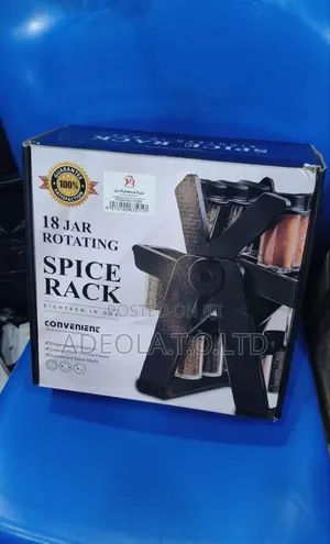 Jar Rotating Spice Rack