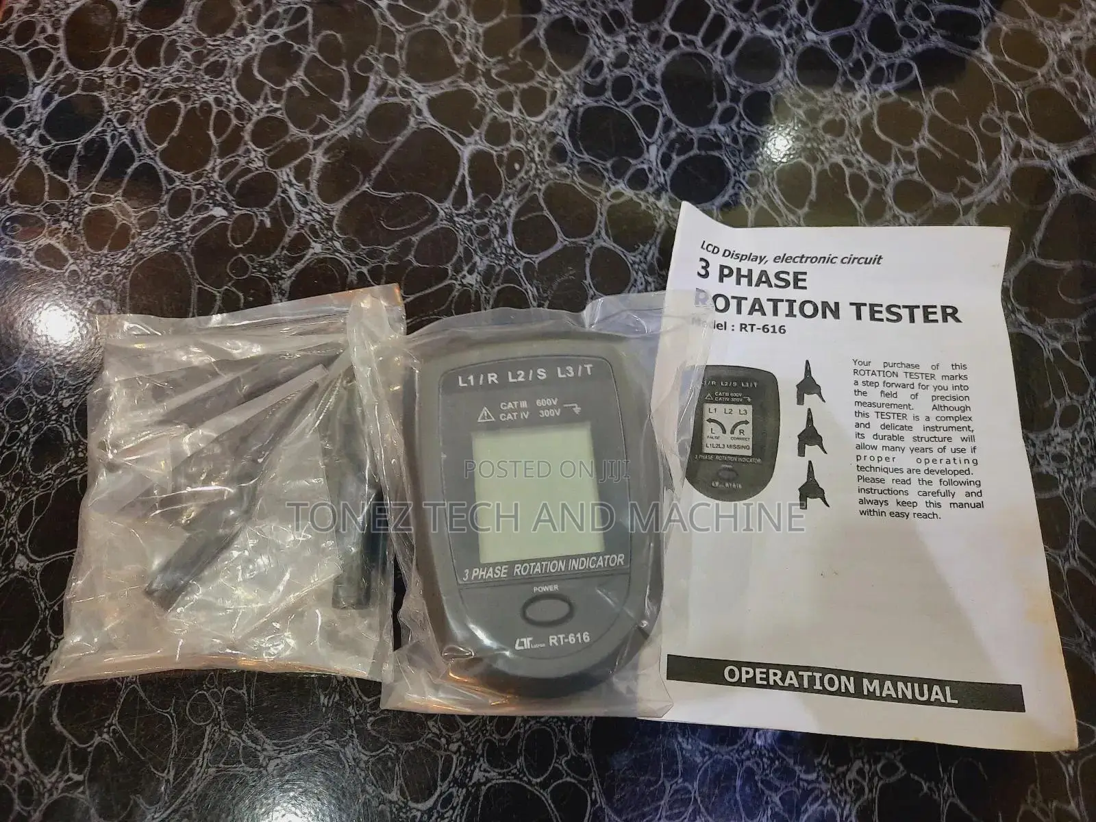 Lutron 3_phase Rotation Tester / Phase Sequence Meter