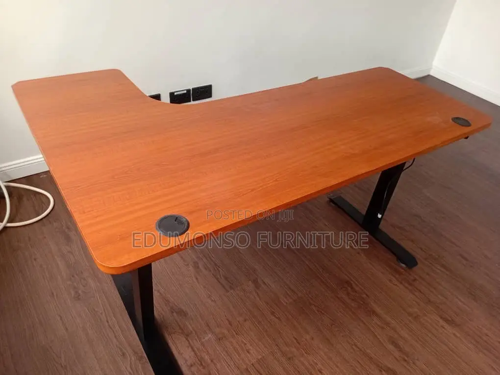 L-Shaped Electric Desk - 1.6mtr