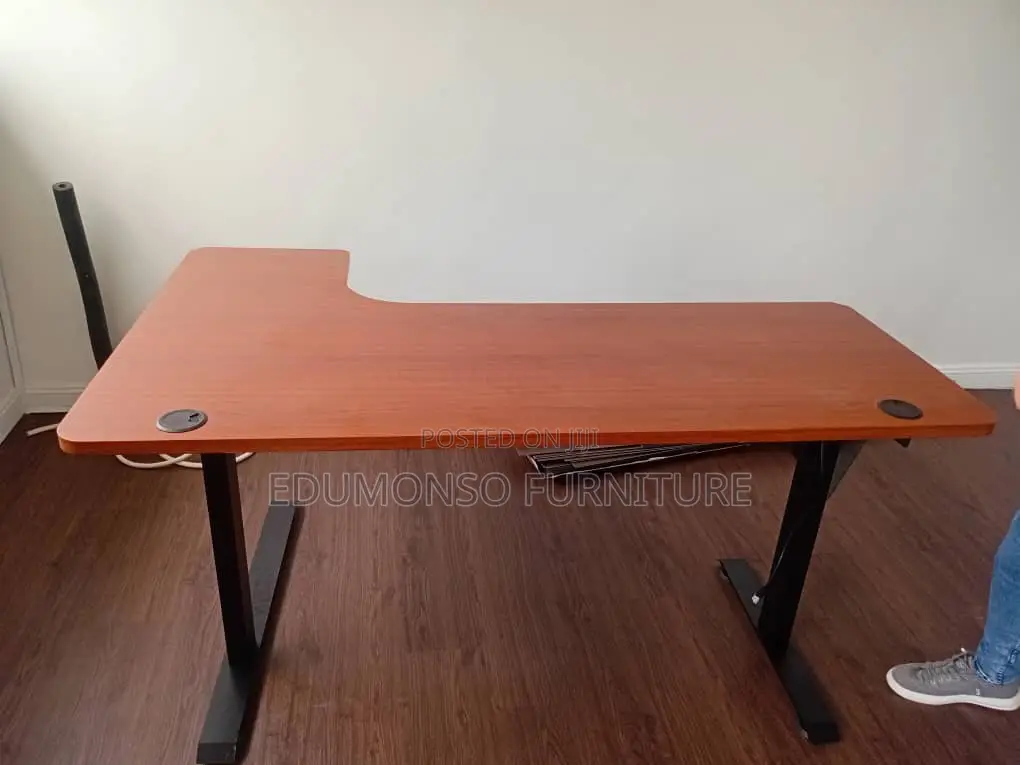 L-Shaped Electric Desk - 1.6mtr
