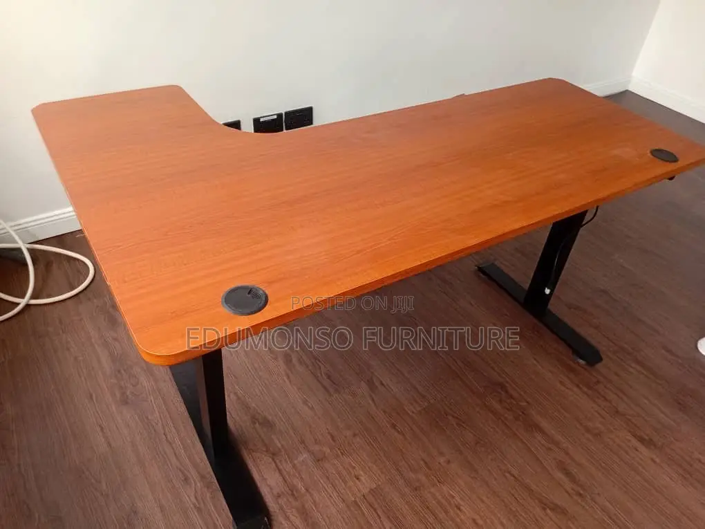 L-Shaped Electric Desk - 1.6mtr