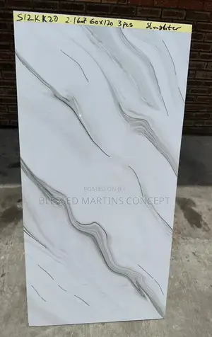 Pure Gold Engraved Stripe Carrara Design Floor Tiles.Size:60*120cm