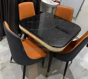 4 Seaters Exclusive Designed Marble Dining